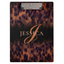 Tortoise Shell Padrão Animal Imprimir Nome do Mono