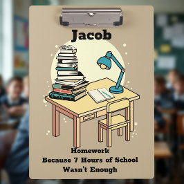 Pranchetas Trabalho de casa: Porque sete horas de escola não 