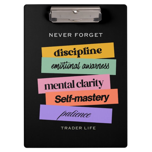 Pranchetas Trade design | Reminder | Motivation (Frente)