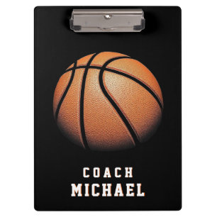 Pranchetas Treinador de Basquete Personalizado