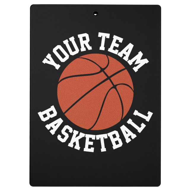 Pranchetas Treinador de basquetebol Equipe personalizada Espo (Verso)