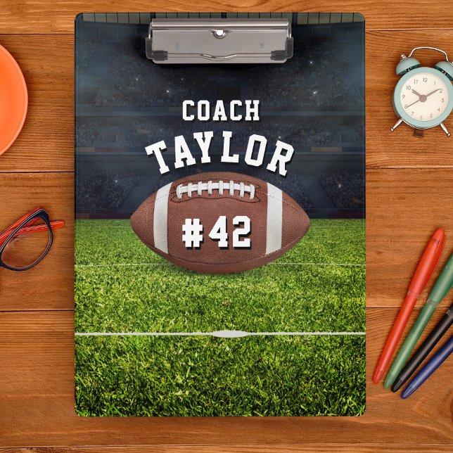 Pranchetas Treinador de Futebol Americano (american football coach clipboard)
