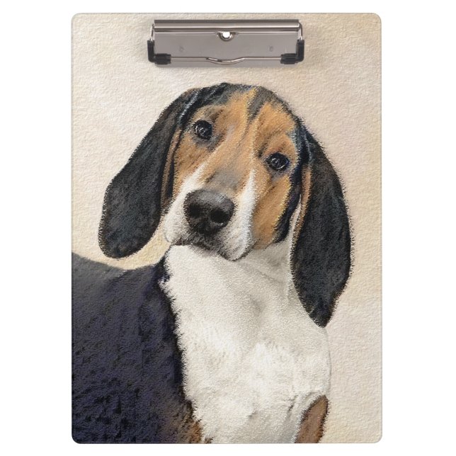 Pranchetas Treing Walker Coonhound Painting - Arte Original (Frente)