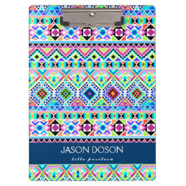 Pranchetas Trendy Colorful Native Aztec Tribal