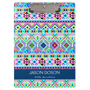 Pranchetas Trendy Colorful Native Aztec Tribal