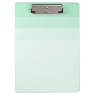 Pranchetas Trendy Mint Green Striped Elegante Modelo moderno