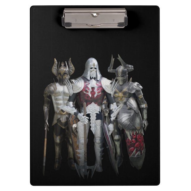 Pranchetas Três cavaleiros (Frente)