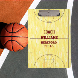 Pranchetas Tribunal de Basquete Personalizado