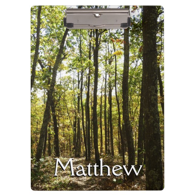 Pranchetas Trilha Appalachian em outubro em Shenandoah (Frente)