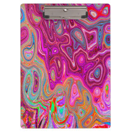 Pranchetas Trippy Abstrato Magenta - Arco-íris Magenta - Colo