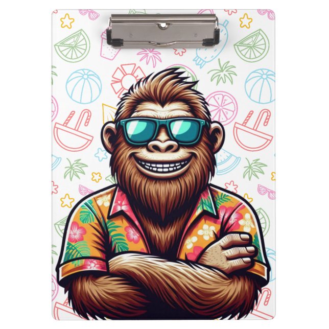 Pranchetas Tropical/Beach yeti/bigfoot (Frente)