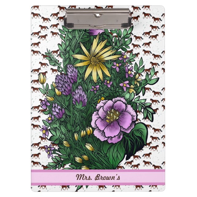 Pranchetas Trotting off to Teach teacher  (Frente)