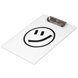 Pranchetas ㋡ Tsu Kana Katakana sorrindo Emoji / Emoticon