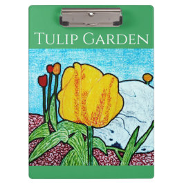 Pranchetas Tulipa no Jardim 