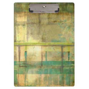 Pranchetas Turquesa e pintura Abstrato verde