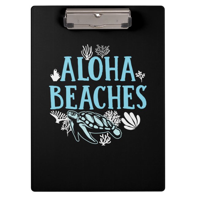Pranchetas Turtle Lover | Praias Aloha (Frente)