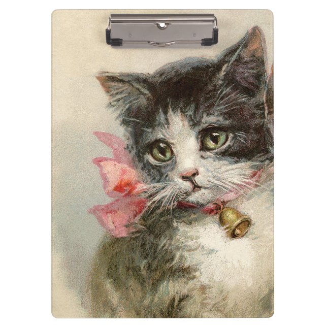 Pranchetas Two lovely Victorian kittens. (Frente)