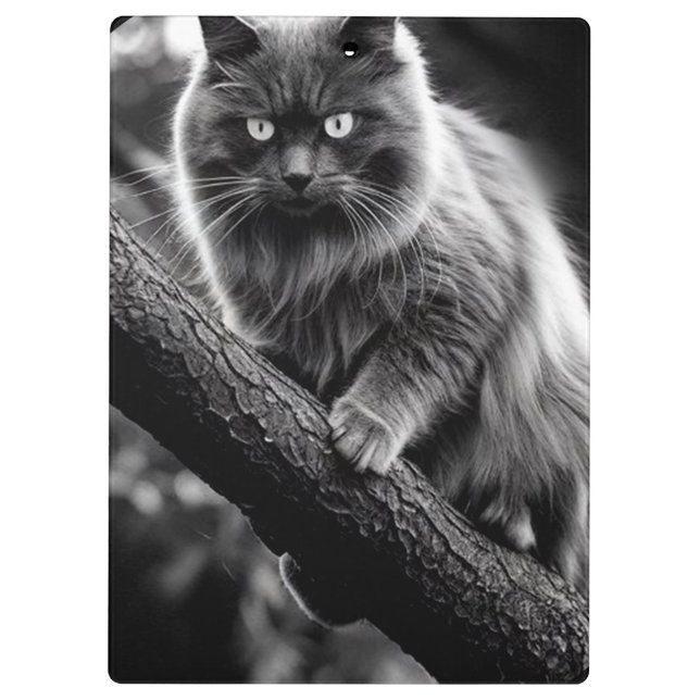 Pranchetas Uma Vista Assombrante De Um Gato Noturno (Verso)