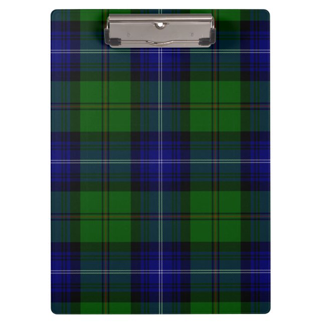 Pranchetas Urquhart tartan Blue xadrez (Frente)