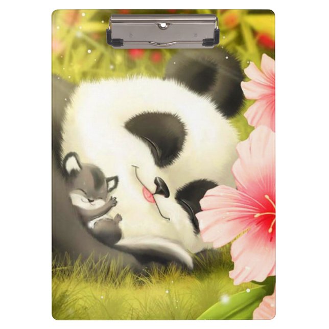Pranchetas Urso de Panda/Área de Transferência (Frente)