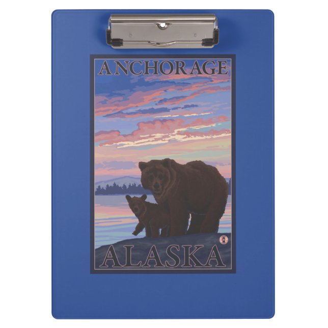 Pranchetas Urso e Cub - Anchorage, Alaska (Frente)