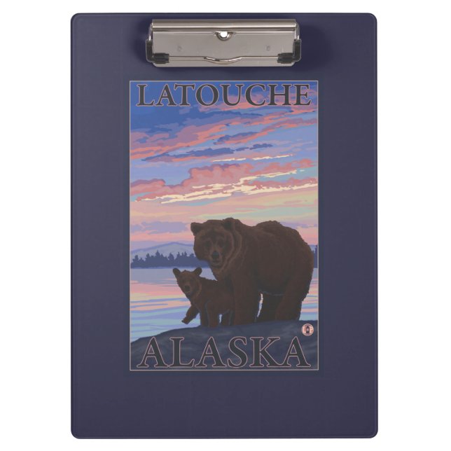 Pranchetas Urso e Cub - Latouche, Alaska (Frente)