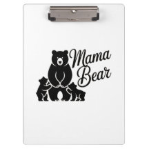 Urso Mãe com Filhotes Família de Ursos Fofa