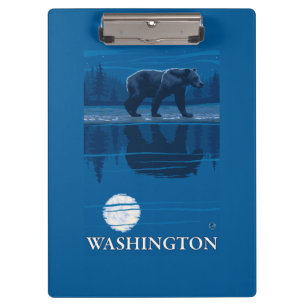 Pranchetas Urso no luar - Washington