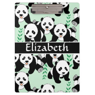 Pranchetas Ursos de panda gráficos para personalizar