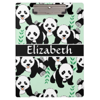 Pranchetas Ursos de panda gráficos para personalizar