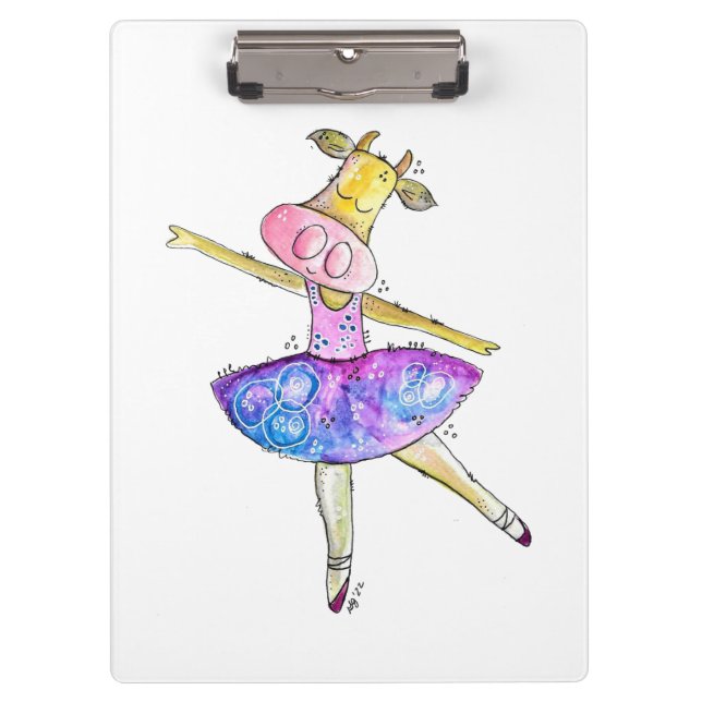 Pranchetas Vaca Ballerina Branca (Frente)