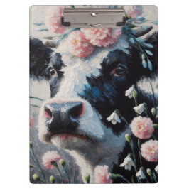 Pranchetas Vaca de Holstein em Pintura de Fazendas