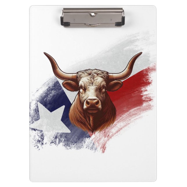 Pranchetas Vaca longhorn do Texas (Frente)