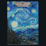 Pranchetas Van Gogh está no Starry Night<br><div class="desc">Starry Night,  famosa pintura de Vincent van Gogh.</div>