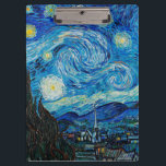 Pranchetas Van Gogh está no Starry Night<br><div class="desc">Starry Night,  famosa pintura de Vincent van Gogh.</div>