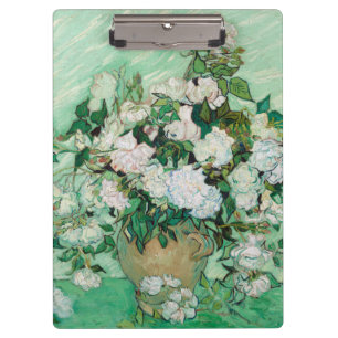 Pranchetas Vaso de Van Gogh com arte floral do vintage