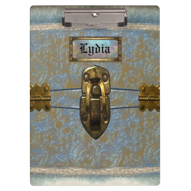 Pranchetas Velley Damask Beautiful Monogram (Frente)