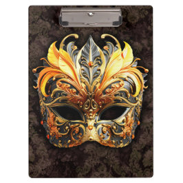Pranchetas Venetian Masquerade Golden Mask