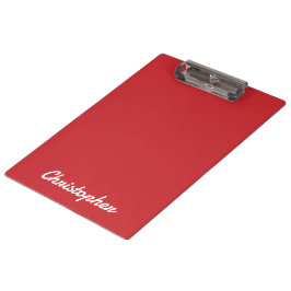 Pranchetas Vermelho Leve Elegante Minimalista Cor Única
