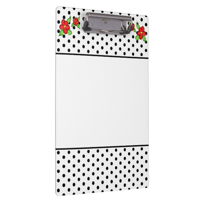 Pranchetas Vermelho Negro e Branco Flor (Direita)