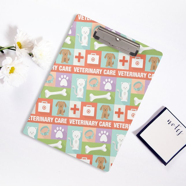Pranchetas Veterinária Profissional Icônica (Criador carregado)