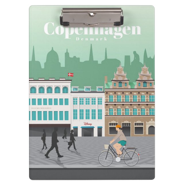 Pranchetas Viagem Art Viagem Para Copenhaga (Frente)