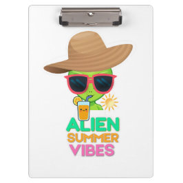 Pranchetas Vibrações Legais de Férias de Verão de Alien