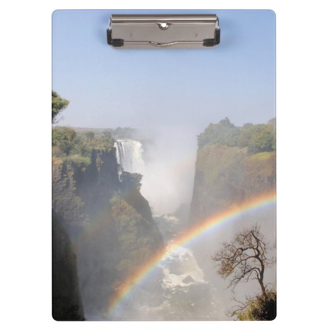 Pranchetas Victoria Falls Rainbow Waterfall Foto (Frente)