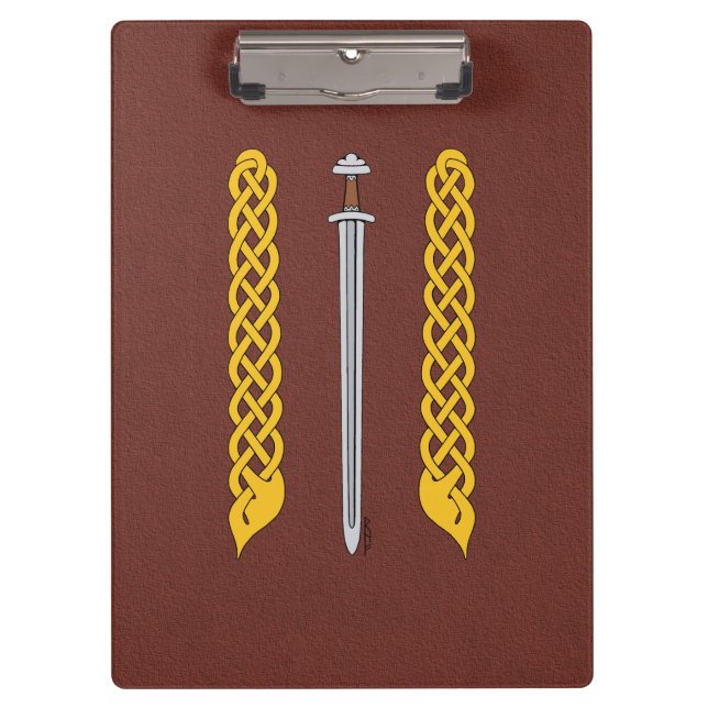 Pranchetas Viking Sword and Plaitwork (Frente)