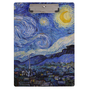 Pranchetas Vincent Van Gogh - A noite de Starry