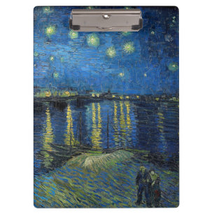Pranchetas Vincent Van Gogh - Noite Estrelada Sobre o Ródano