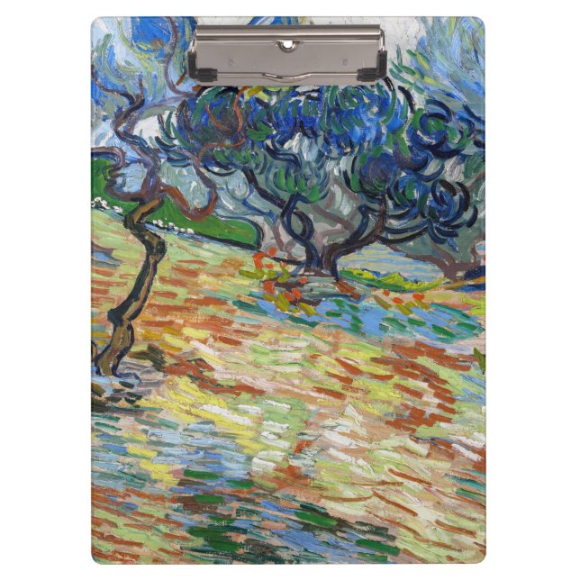 Pranchetas Vincent van Gogh - Oliveiras: Céu azul brilhante (Frente)