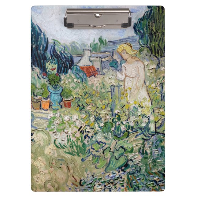 Pranchetas Vincent van Gogh - Srta. Gachet em seu jardim (Frente)