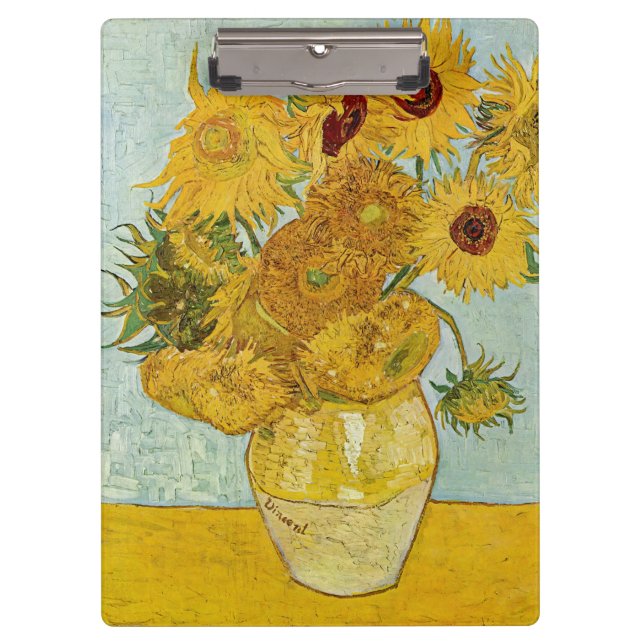 Pranchetas Vincent Van Gogh - Vase com Doze Girassóis (Frente)